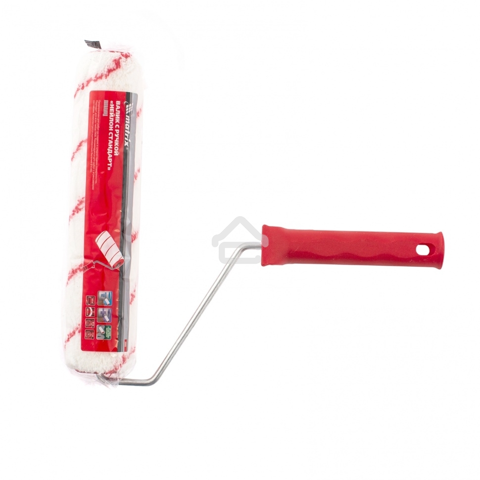 Валик в сборе Matrix нейлон, 250 мм, ворс 9 мм, D 36 мм, D ручки 6 мм