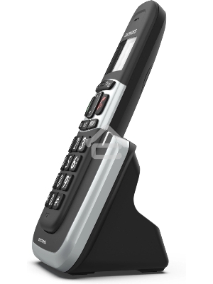 Радиотелефон Dect Decross DC1004 черный АОН
