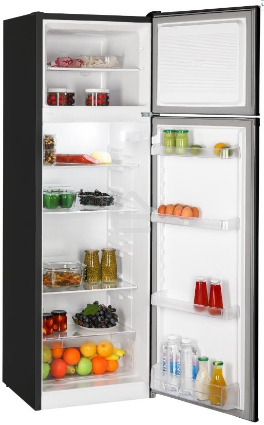 Холодильник Nordfrost NRT 144 232 черный двухкамерный 262/68 л морозилка сверху, капельная система