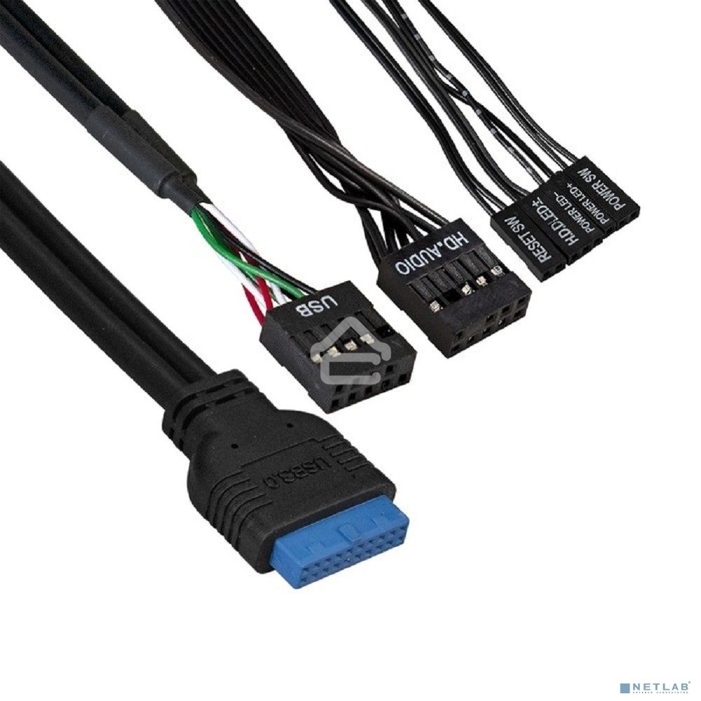 Компьютерный корпус Minitower ExeGate EX291146RUS BAA-105U2-01-AAA400 (mATX, БП AAA400 с вент. 8см, 2*USB+2*USB 3.0, аудио, черный)