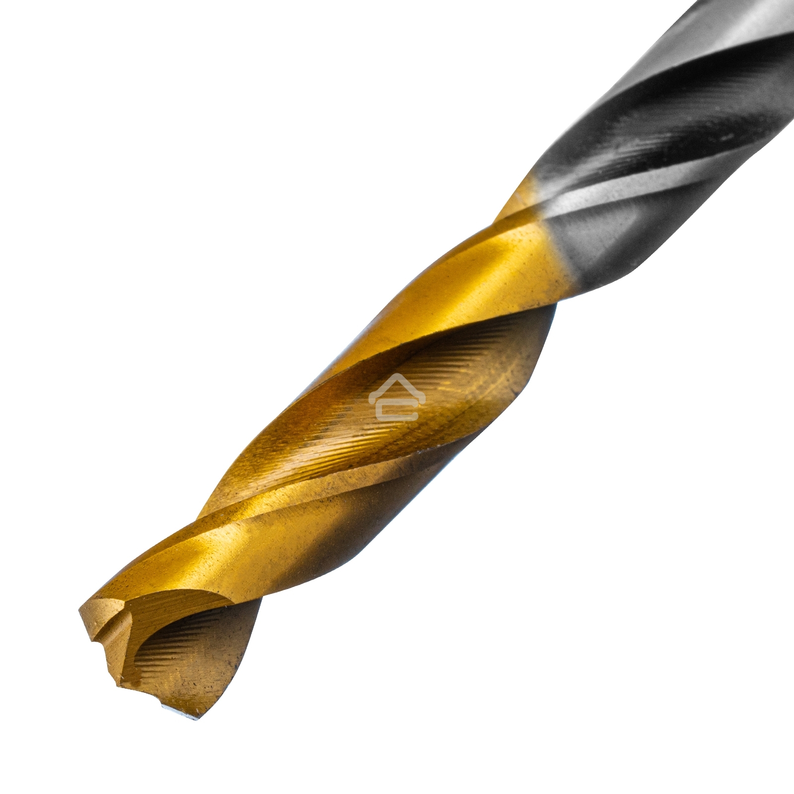 Сверло спиральное по металлу Denzel 6,5 x 93мм, Р6М5, Golden Tip, многогранная заточка