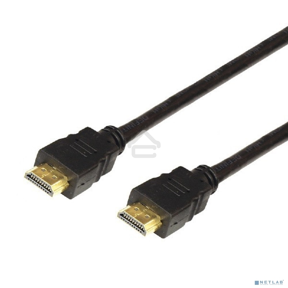 Кабель Rexant HDMI - HDMI 1.4, 20 м, Gold (PVC пакет)