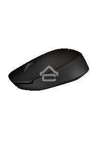 Мышь беспроводная Logitech B170 черный, 1000 dpi, радиоканал, USB, кнопки - 3