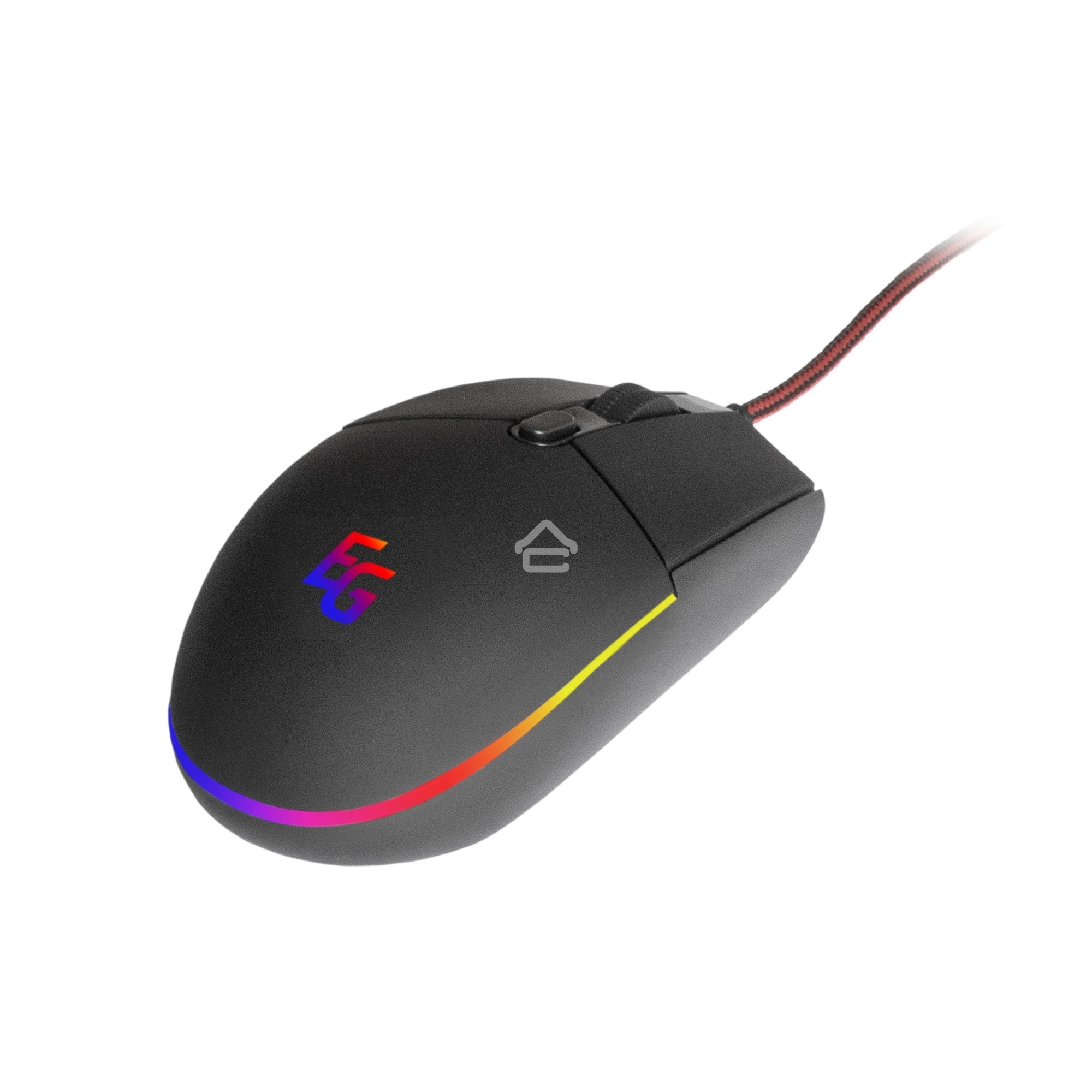 Мышь проводная ExeGate SL-9066 черный, 2400 dpi, USB, кнопки - 6