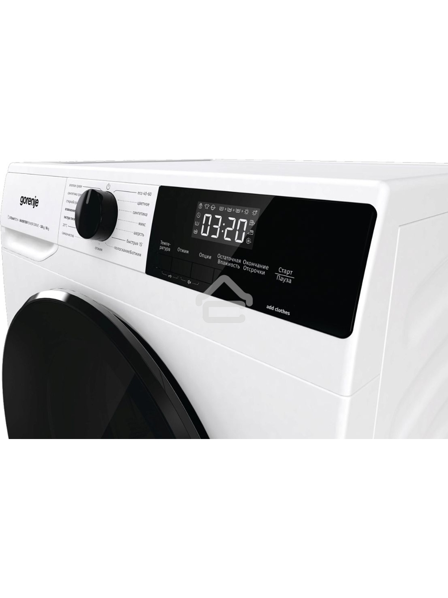 Стирально-сушильная машина Gorenje W1D2A164ADS (20010443) белый загр. фронтальная макс.: 10 кг 1400об/мин класс: А