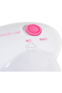 Машинка для удаления катышков Galaxy LINE GL 6301, белый c розовым, питание: 2 батарейки 