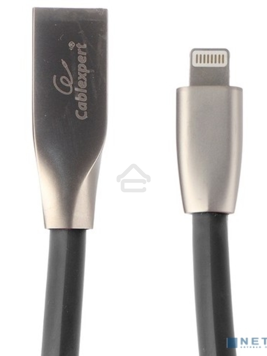 Кабель Cablexpert для Apple CC-G-APUSB01Bk-1.8M, AM/Lightning, серия Gold, длина 1.8м, черный, блистер