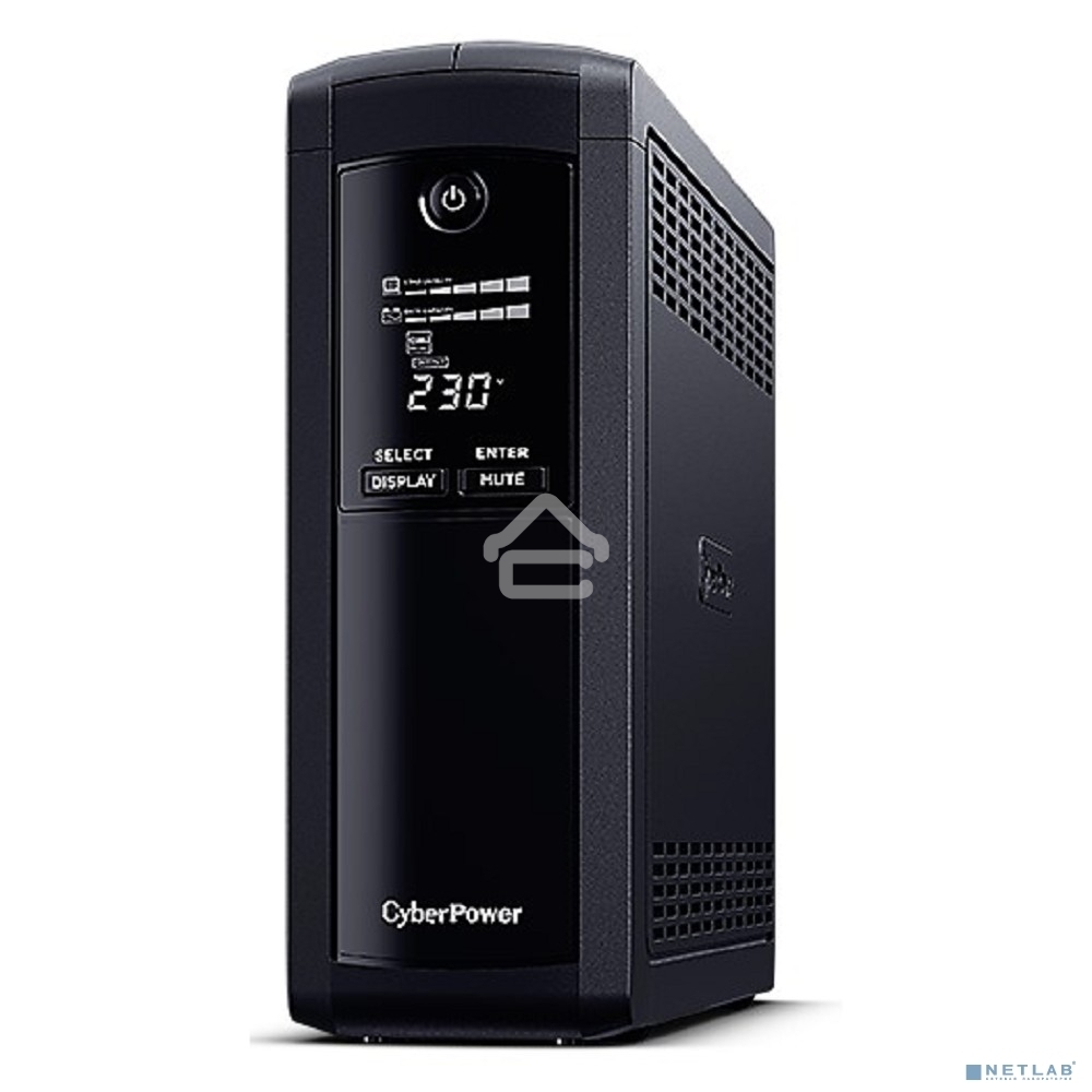 Источник бесперебойного питания UPS CyberPower VP1600EILCD Line-Interactive 1600VA/960W USB/RS-232/RJ11/45 (4 + 4 IEC С13)