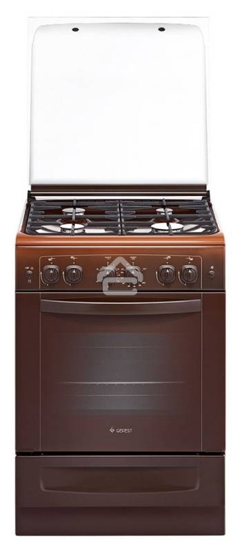 Плита газовая Gefest ПГ 6100-02 0003 коричневый, конфорок 4 шт, духовка 52 л, 60 см x 85 см x 60 см