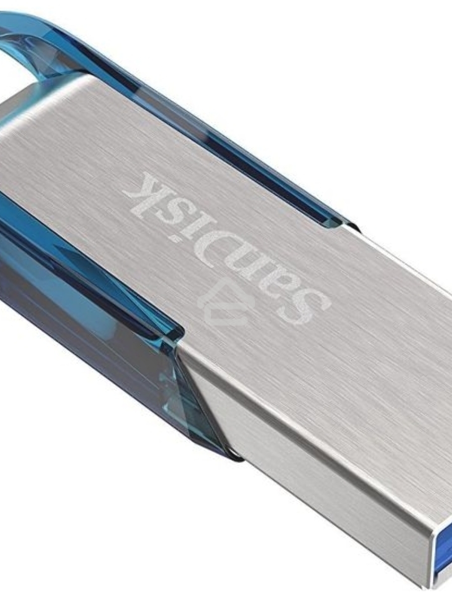 Флеш диск 128GB SanDisk CZ73 Ultra Flair, USB 3.0, Tropical Blue