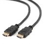 Кабель Cablexpert HDMI CC-HDMI4-6, 19M/19M, v2.0, медь, позол.разъемы, экран, 1.8м, черный, пакет