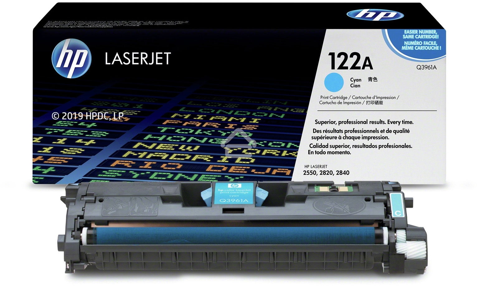 Картридж лазерный HP Color LaserJet Q3961A голубой для Color LaserJet 2550