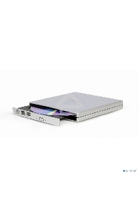 Оптический привод внешний с интерфейсом USB 2.0 Gembird DVD-USB-02-SV пластик, серебро