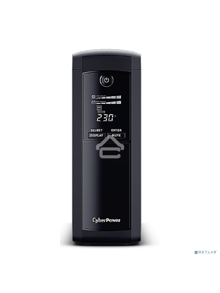 Источник бесперебойного питания UPS CyberPower VP1600EILCD Line-Interactive 1600VA/960W USB/RS-232/RJ11/45 (4 + 4 IEC С13)