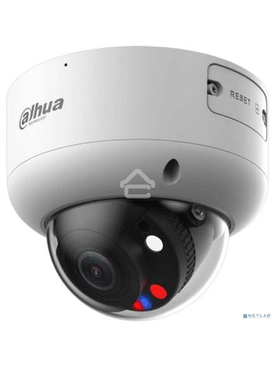 Камера видеонаблюдения IP Dahua DH-IPC-HDBW3449R1P-ZAS-PV-S5 3.6-3.6мм цв. корп.:белый