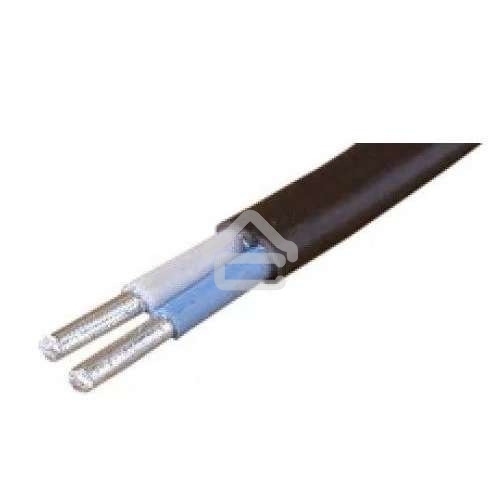 Кабель АВВГ 2х4.0 плоский Ч (бухта) (м) Альгиз К ФР-00000418
