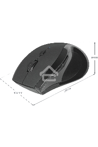 Мышь беспроводная Defender Accura MM-295 черный, 1600 dpi, радиоканал, USB, кнопки - 6