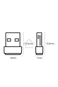 Адаптер TP-LINK Archer T2U NANO AC600 Nano Wi-Fi USB-адаптер