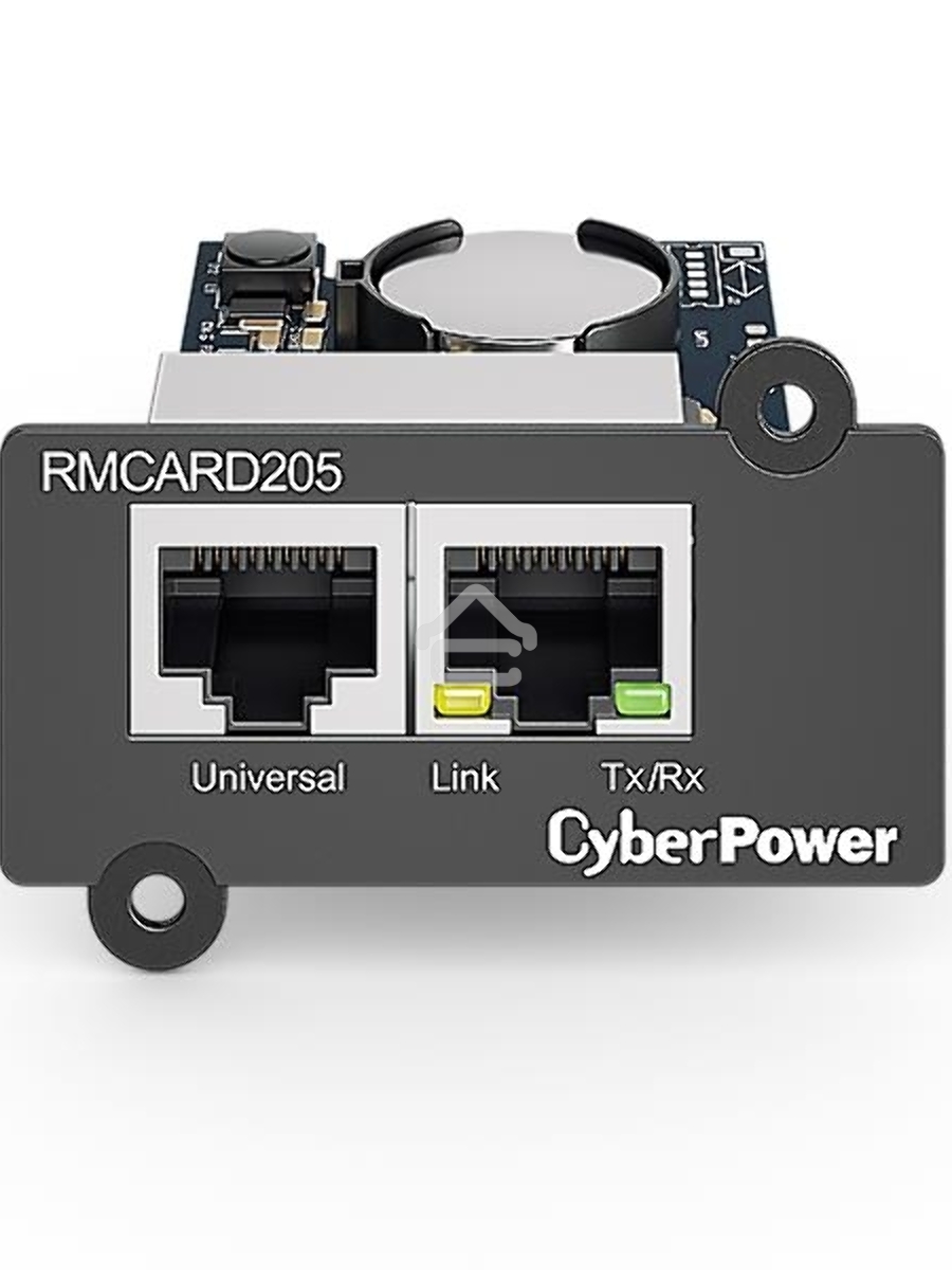 Карта удаленного управления CyberPower SNMP для источника бесперебойного питания серий OL, OLS, PR, OR, ПО PowerPanel® Business Edition, совместимость с ENVIROSENSOR, 0.15х0.15х0.07м., 0.2кг. Remote management SNMP card for OL, OLS, PR, OR series UPSs, Po