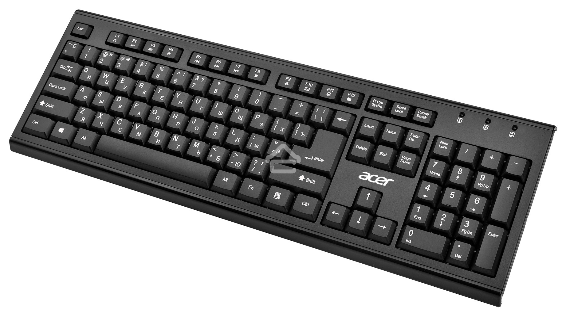 Клавиатура + мышь Acer OKR120 клав:черный мышь:черный USB беспроводная Multimedia