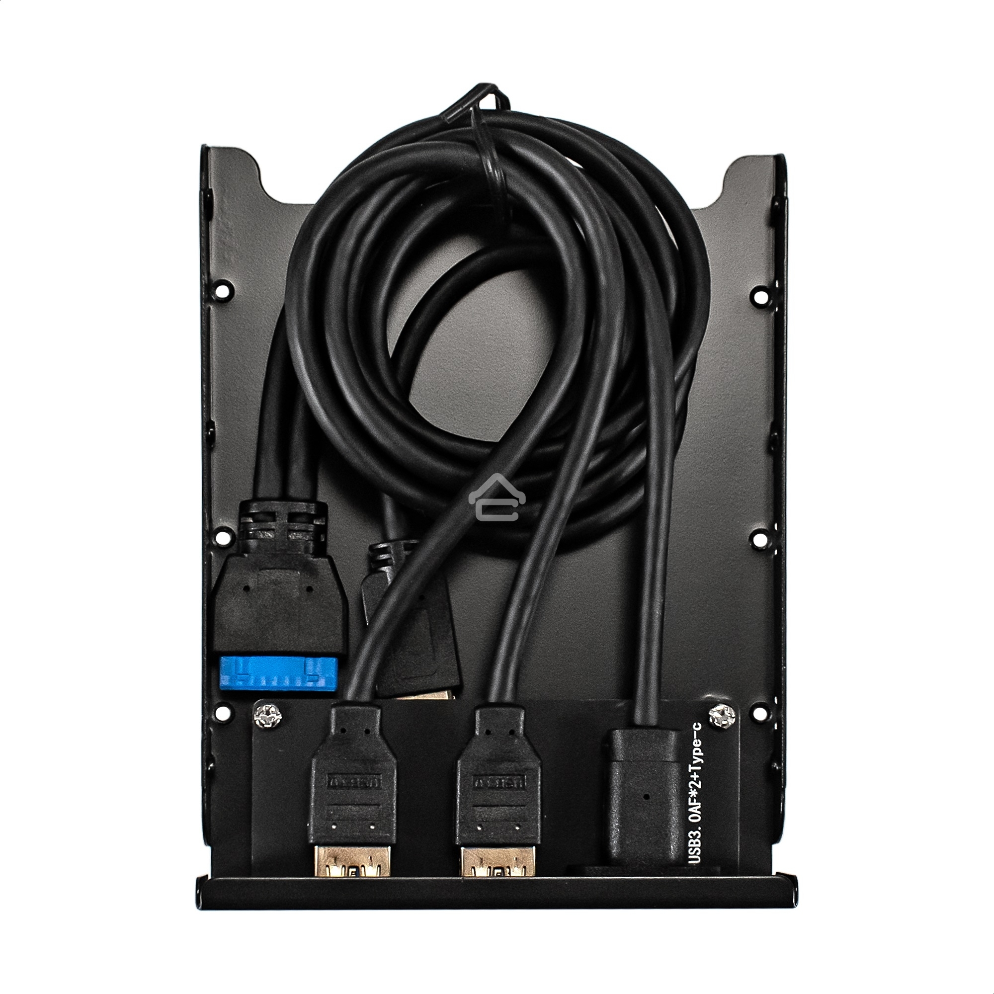 Планка USB на переднюю панель ExeGate U3H-616, 3,5