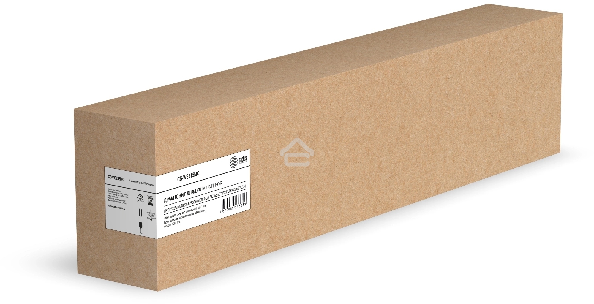 Блок фотобарабана Cactus Universal CS-W9015MC W9015MC цв:396000стр. для E82560/E82540/E82550 HP