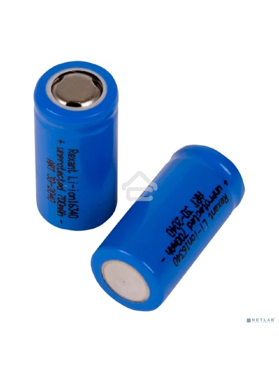Аккумулятор Li-ion 16340 unprotected 700 mAH 3.7 В Rexant