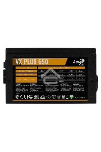 Блок питания Aerocool / Formula VX-650 PLUS, 650Вт, 120мм, черный