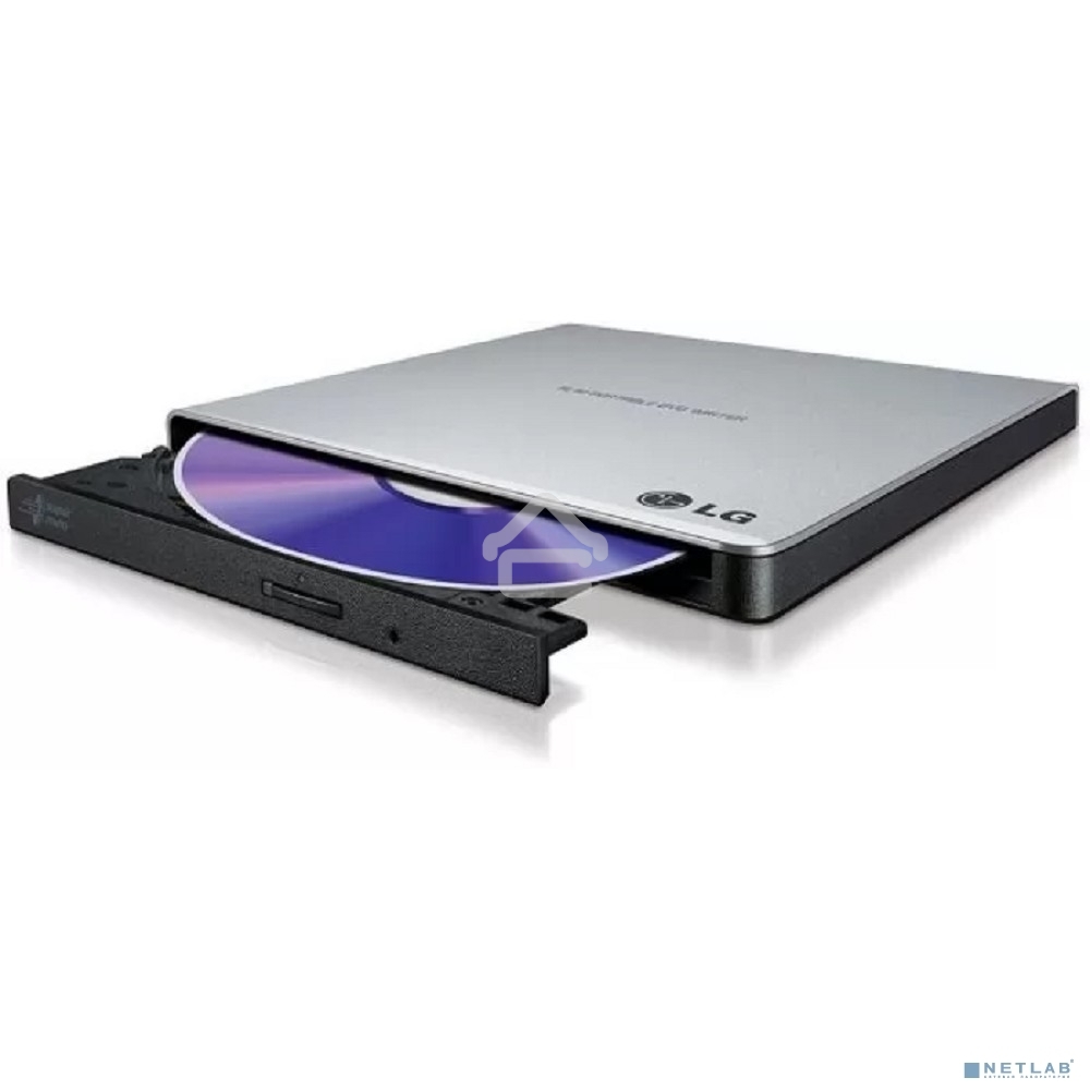 Оптический привод DVD-RW LG GP57ES40 серебристый USB внешний
