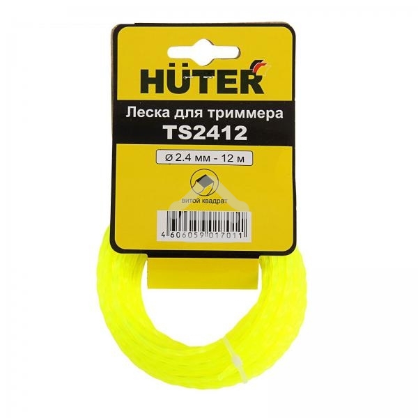 Леска для садовых триммеров Huter TS2412 d=2.4мм L=12м для Huter GGT-800S(T)/1000S(T)/1300S(T)/1500S(T) (71/2/13)