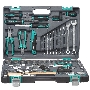 Набор инструментов STELS 14111  1/2'' 1/4'' CrV пластиковый кейс  98 предм.