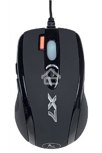 Мышь проводная A4Tech X-718BK черный, 3000 dpi, USB, кнопки - 7