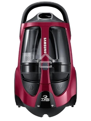 Пылесос Samsung VCC885FH3P красный, 430/2200 Вт, уборка сухая, пылесборник двойная камера 2л