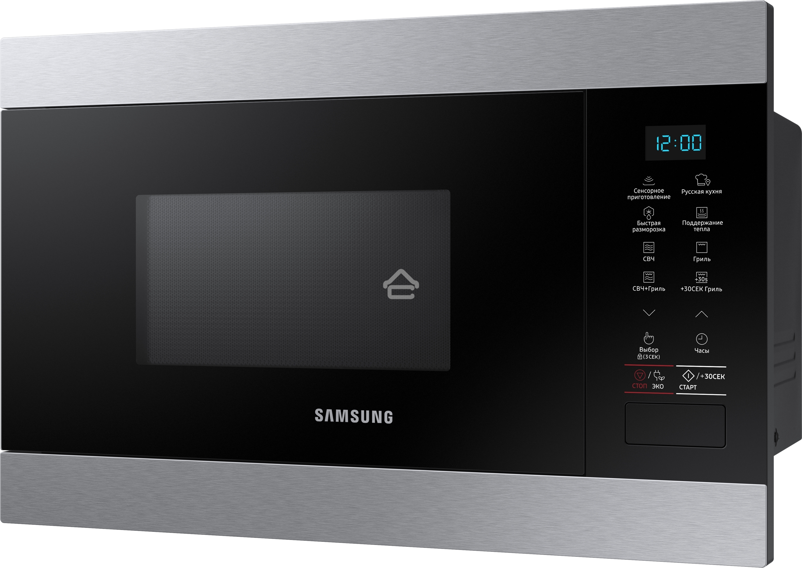 Микроволновая печь встраиваемая Samsung 22L GRILL MG22M8074AT/BW