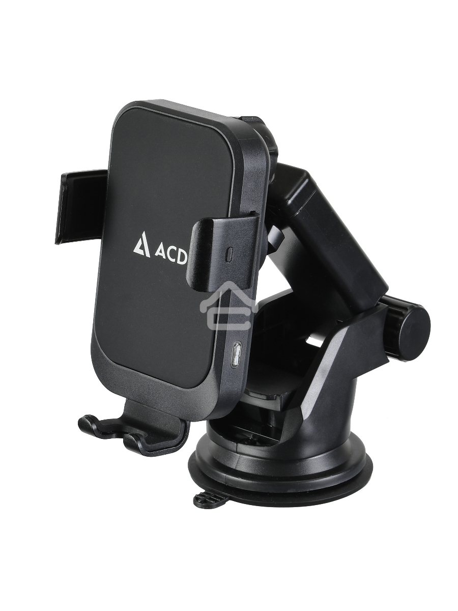 Автомобильная беспроводная зарядка-держатель с QC ACD ACD-W15QI-V1B 15Вт, , 5В/2А~12В/1,5А RTL {20}