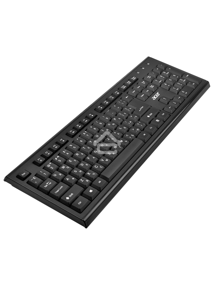 Клавиатура + мышь Acer OKR120 клав:черный мышь:черный USB беспроводная Multimedia