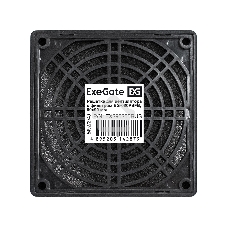 Решетка для вентилятора с фильтром 90х90 ExeGate EG-090PSFB (90x90 мм, пластиковая, квадратная, с пылевым фильтром, черная)