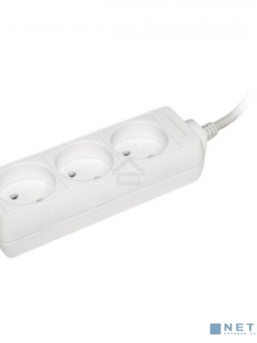 Удлинитель 3х3м без заземл. 10А IP20 У3 2P ИЭК WYP10-06-03-03-N