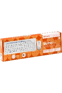 Клавиатура + мышь Defender  Skyline 895 Nano W (Белый) Кл:104, 1000/1500/2000dpi