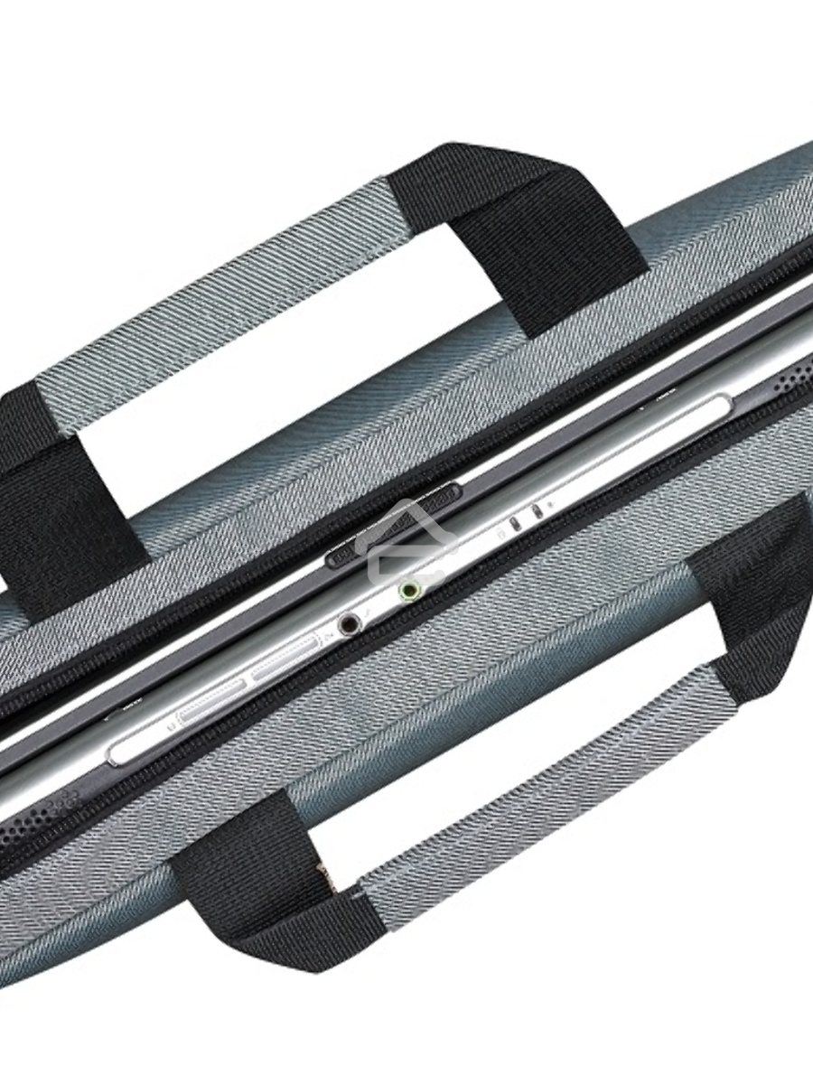 Сумка ExeGate EX205136RUS Start S15 Grey, серая, полиэстер, для ноутбуков до 15.6