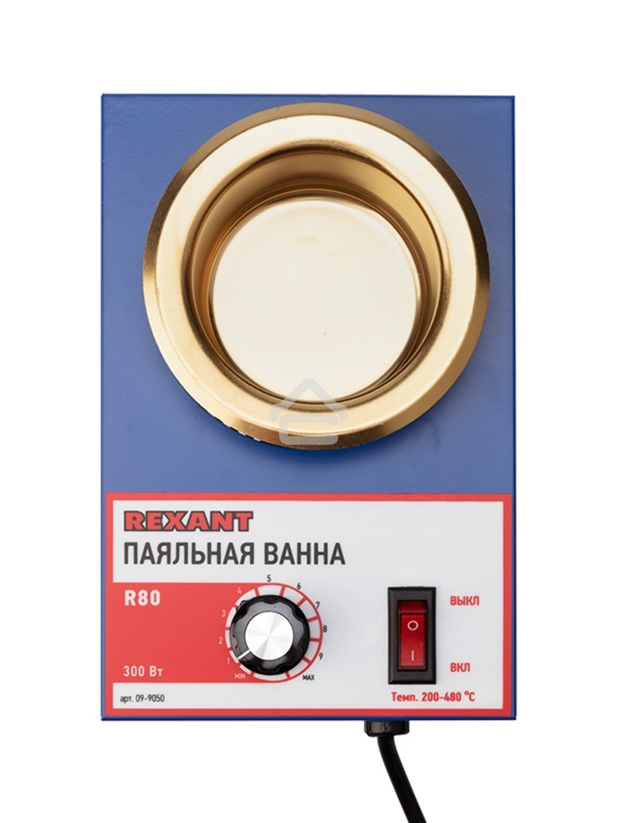 Паяльная ванна Rexant, модель R80, 300 Вт, ø 80 мм, 200-480 °C