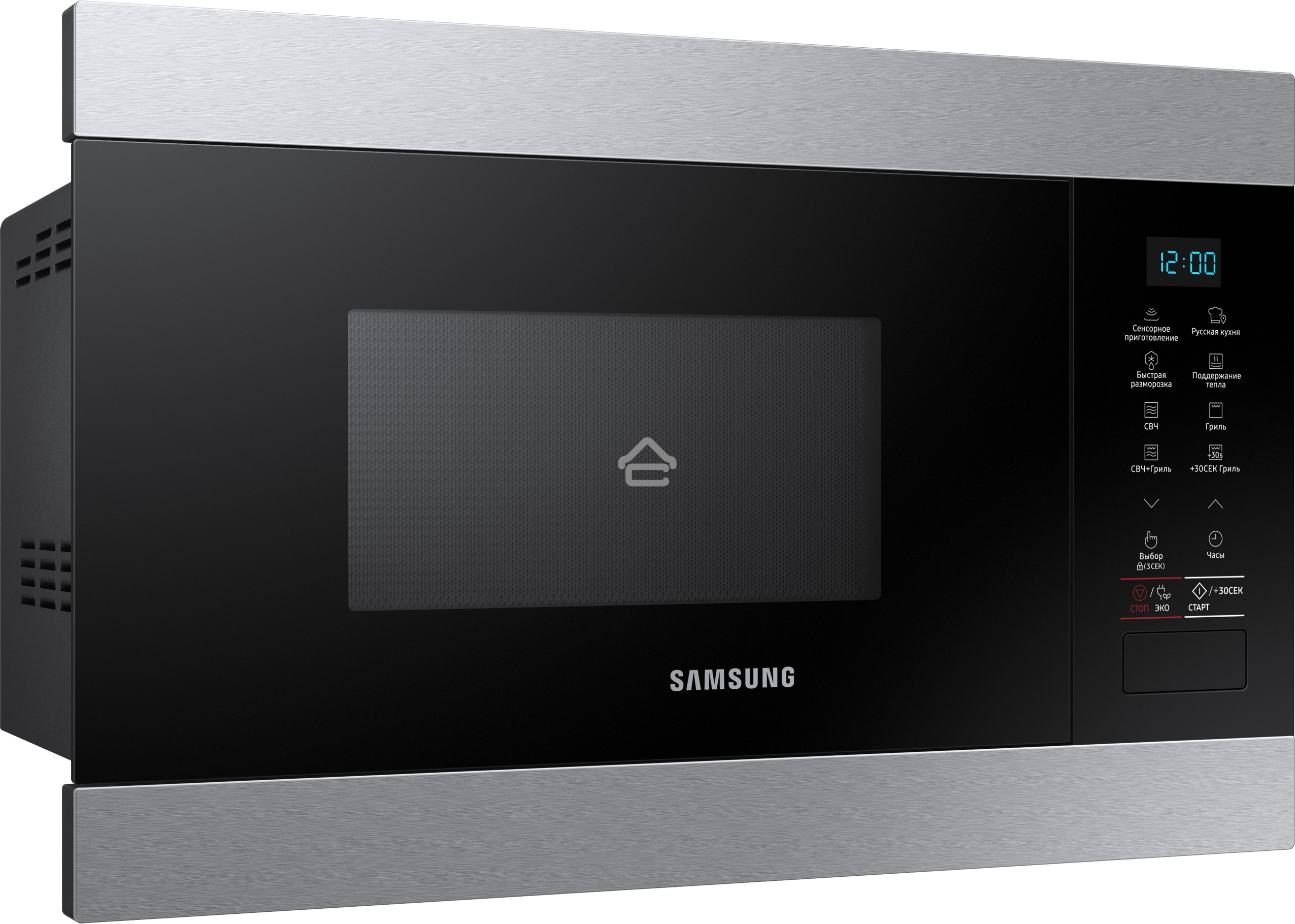 Микроволновая печь встраиваемая Samsung 22L GRILL MG22M8074AT/BW