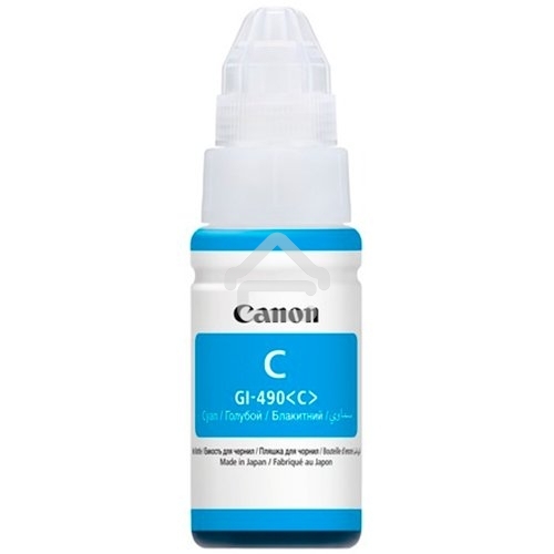 Чернила Canon GI-490C 0664C001 голубой (70 мл) для Canon Pixma G1400/2400/3400