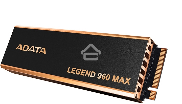 Накопитель SSD ADATA LEGEND 960 MAX, 4Tb, M.2 2280, PCIe 4.0 x4, NVMe, R/W 7400/6800, с радиатором