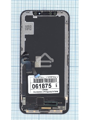 Дисплей для Apple iPhone X в сборе с тачскрином (Amoled) черный