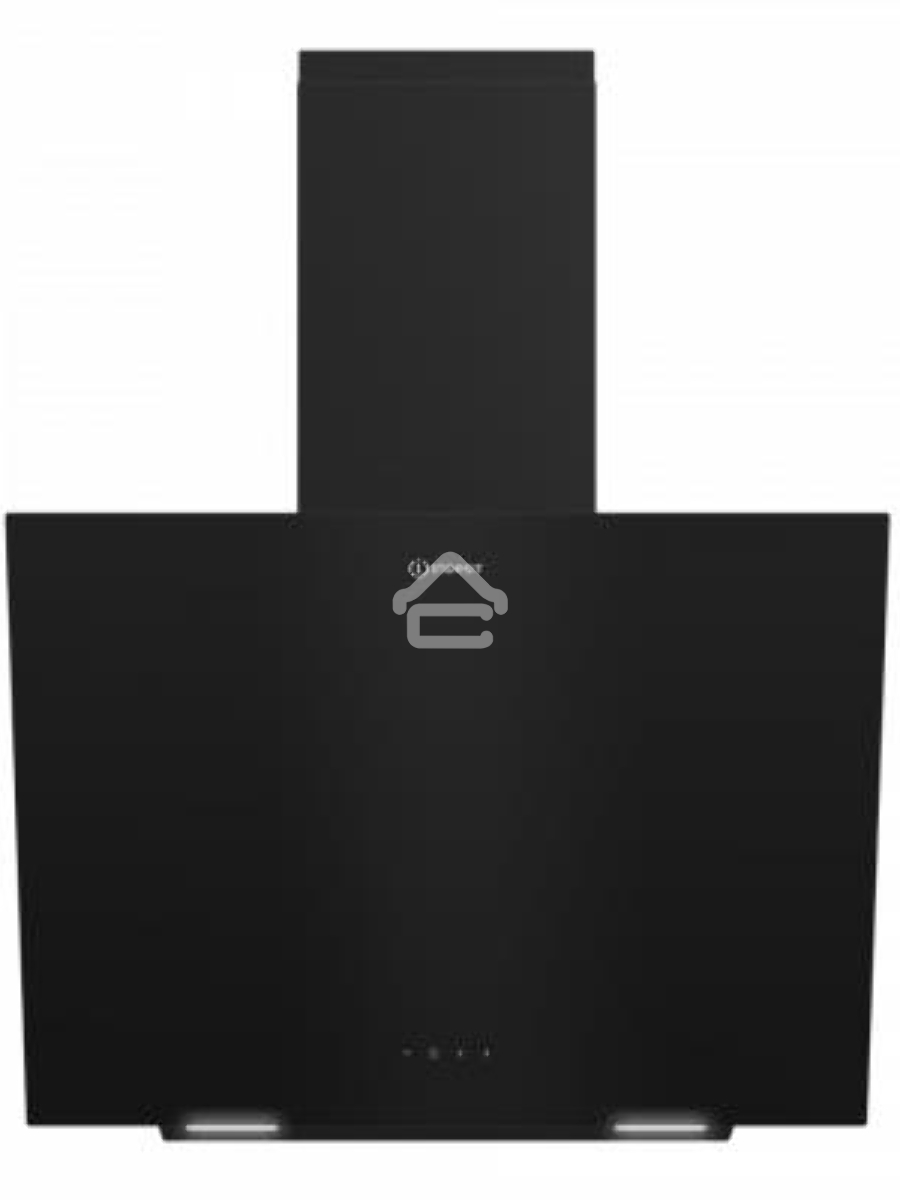 Вытяжка наклонная Indesit INHV 6FLM BL черный, 60 см, 408 куб. м/ч, 56 дБ