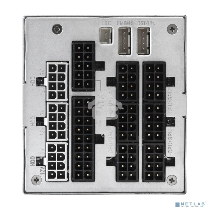 Блок питания серверный 2U Redundant 2x1000W ExeGate EX292323RUS Industrial-RTS1000 (APFC, КПД 94% (80 PLUS Platinum), 4 см fan, 24pin, 2x(4+4)pin, 2PCIe, 2SATA, 6IDE, Cable Management)