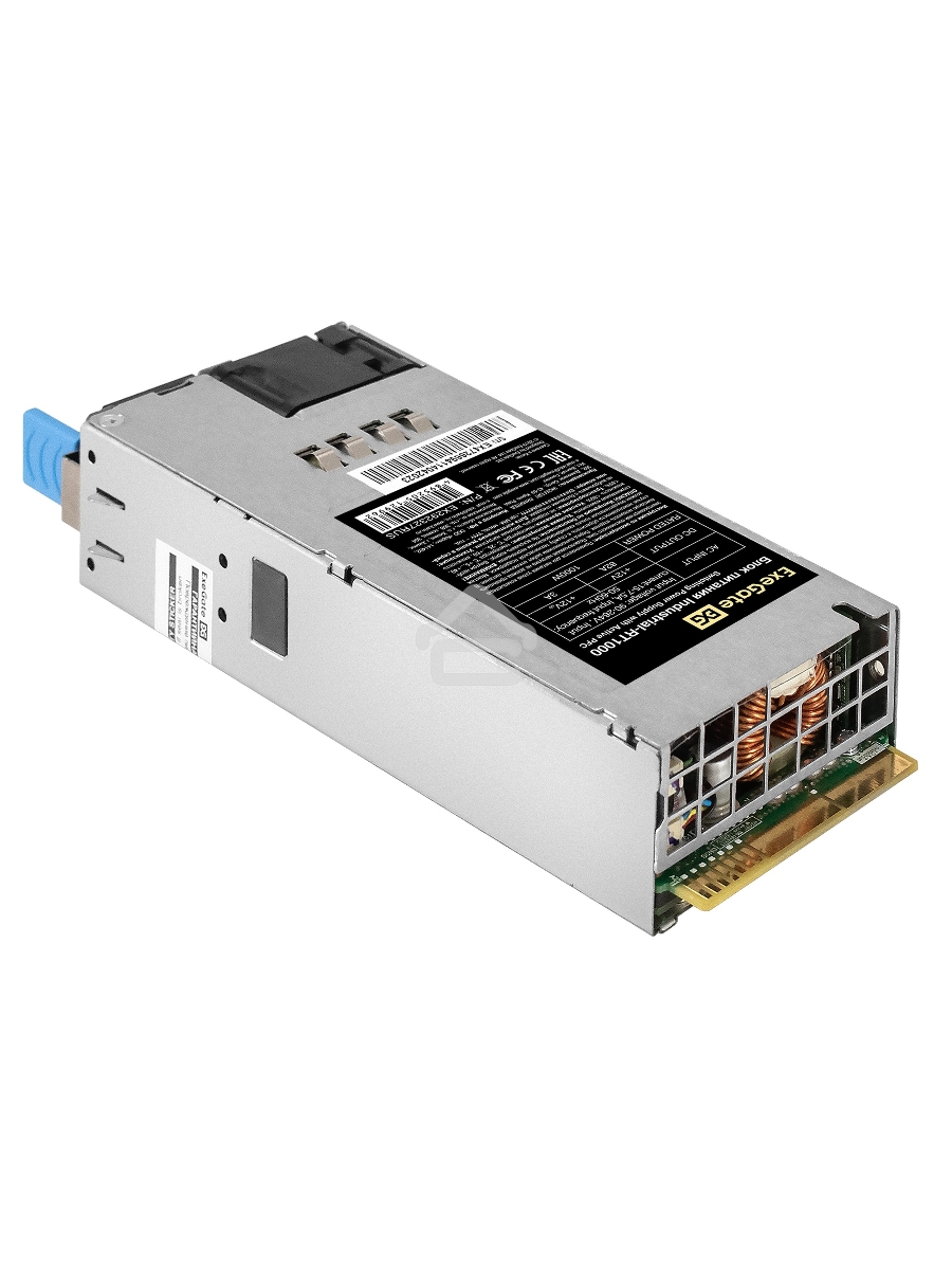 Серверный блок питания  (модуль к RTS1000 Redundant) 1000W ExeGate Industrial-RT1000 (APFC, КПД 94%(80 PLUS Platinum), 4 cm fan)