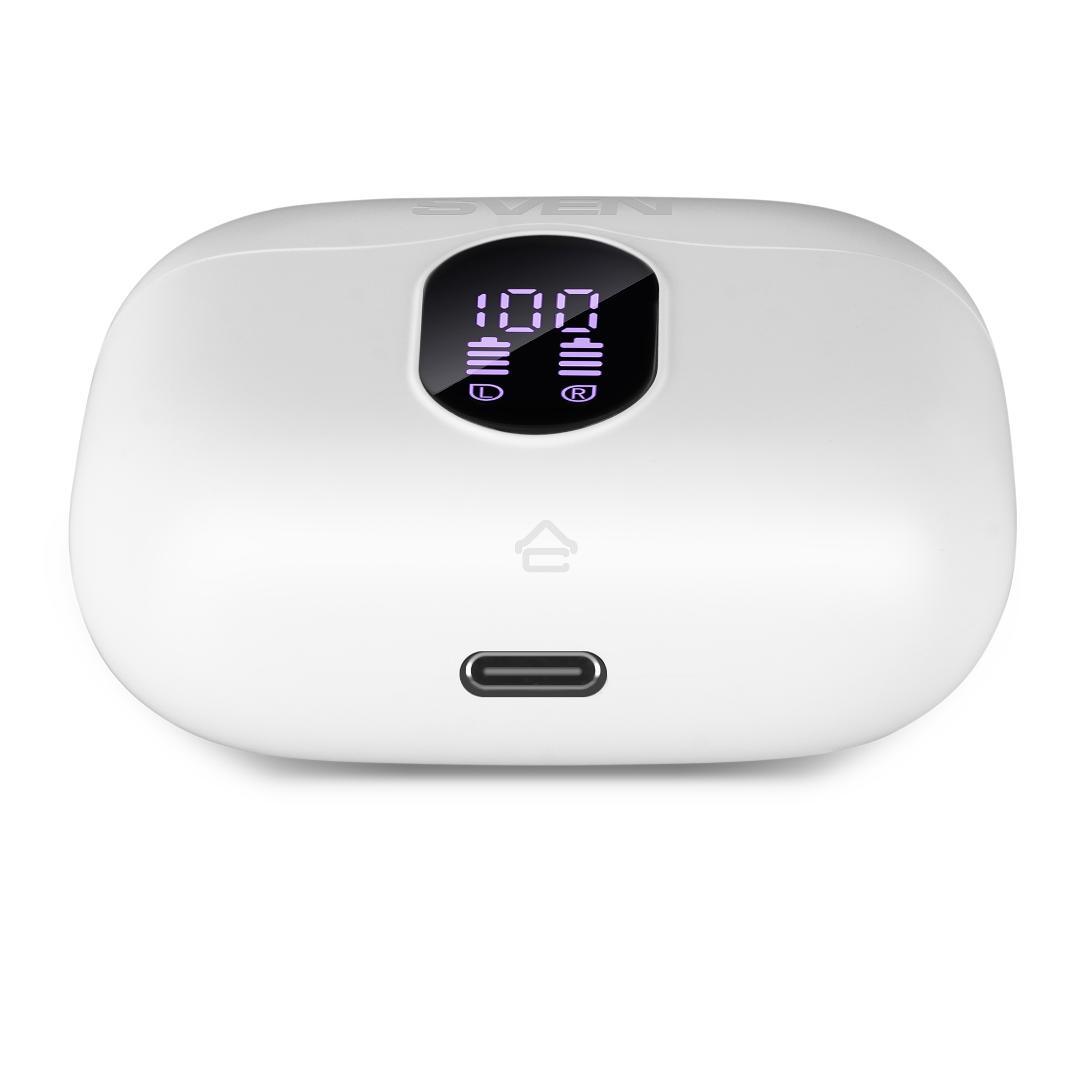 Беспроводные внутриканальные наушники с микрофоном Sven E-310B, белый (Bluetooth, TWS, ANC, ENC, APP)