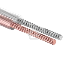 Кабель акустический Rexant 2х0,75 м м², прозрачный SILICON, мини-бухта 5 м